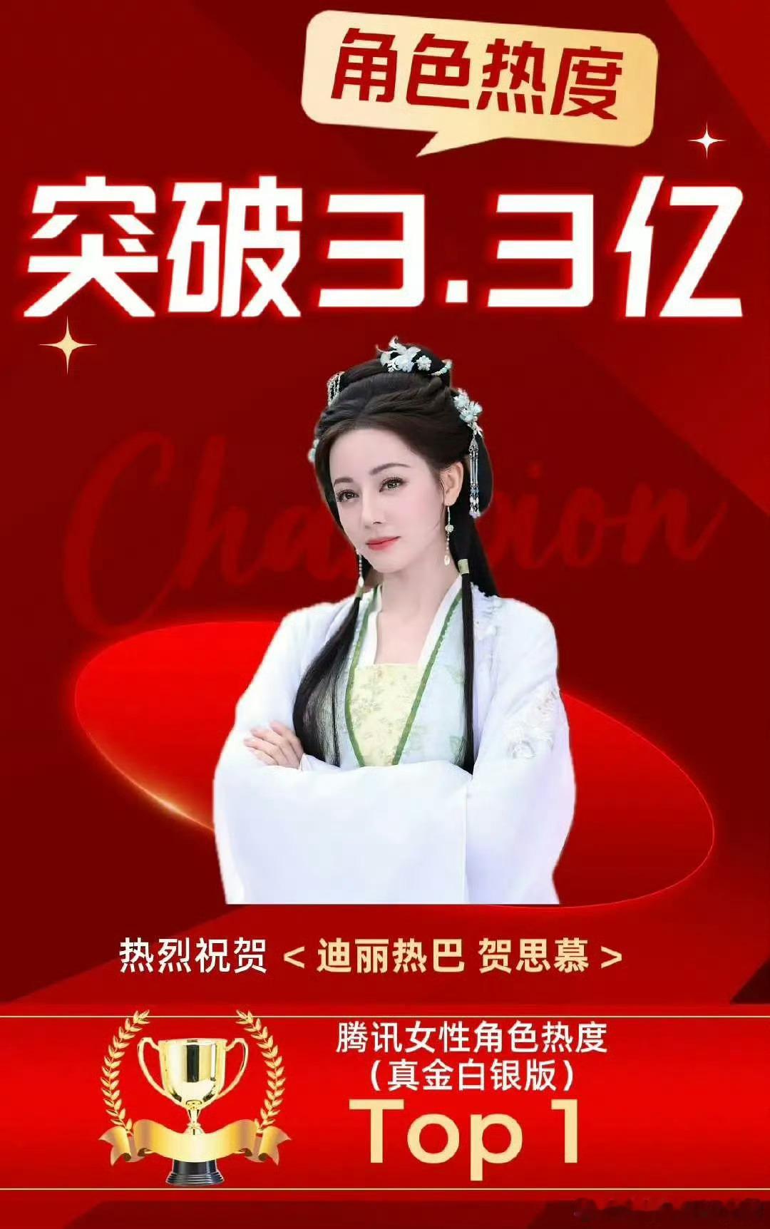 迪丽热巴白日提灯超点后片头再加广周边销量粉丝云包场氪金角色热度，招商