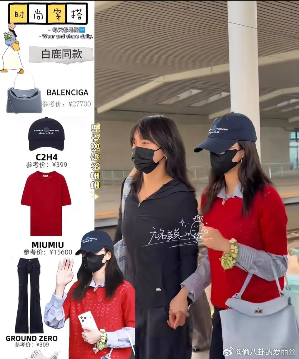 白鹿要提着菜篮子去买菜吗