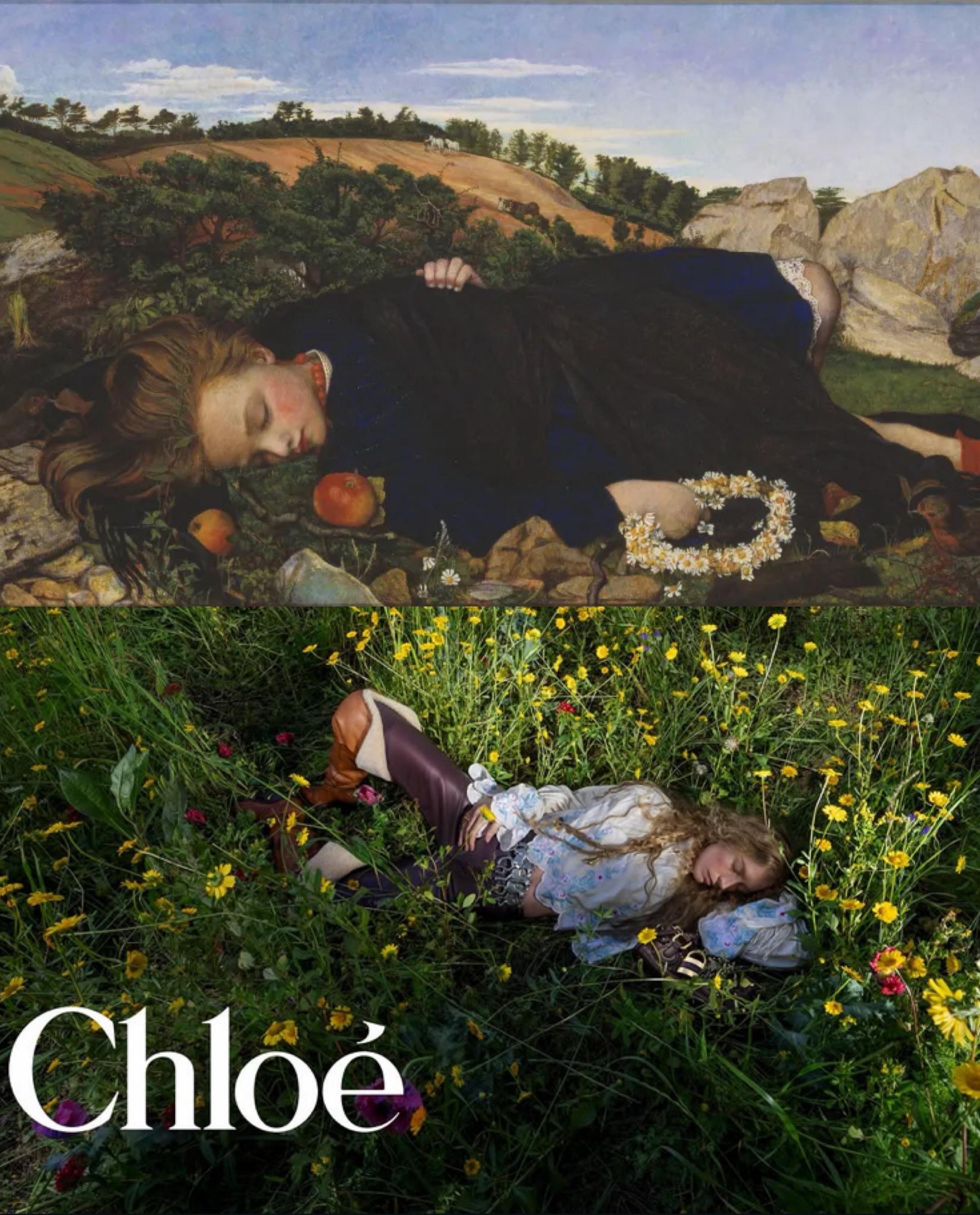 美学共振，Chloé2026秋冬系列广告大片和艺术画作｜摄影：Inez&V