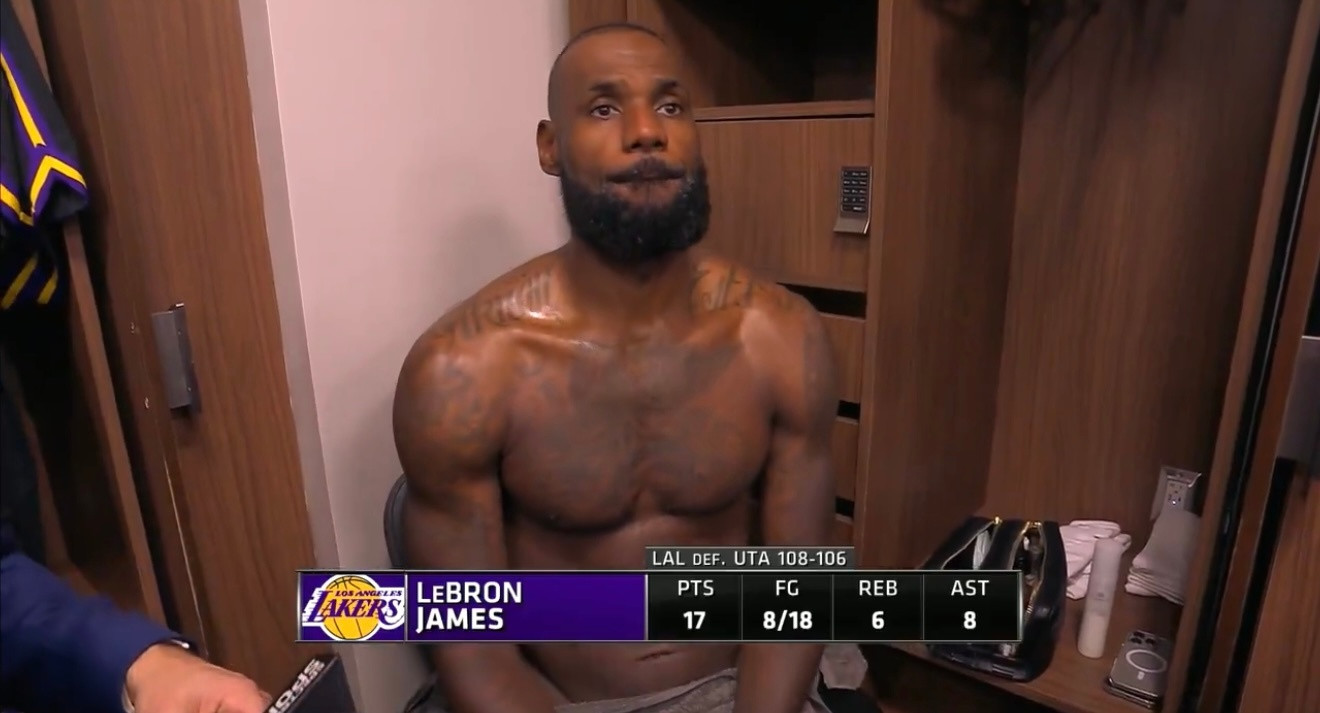 詹姆斯谈湖人队糟糕的投篮表现：“这不会持续太久。我们并不担心，因为我们拥有太多优