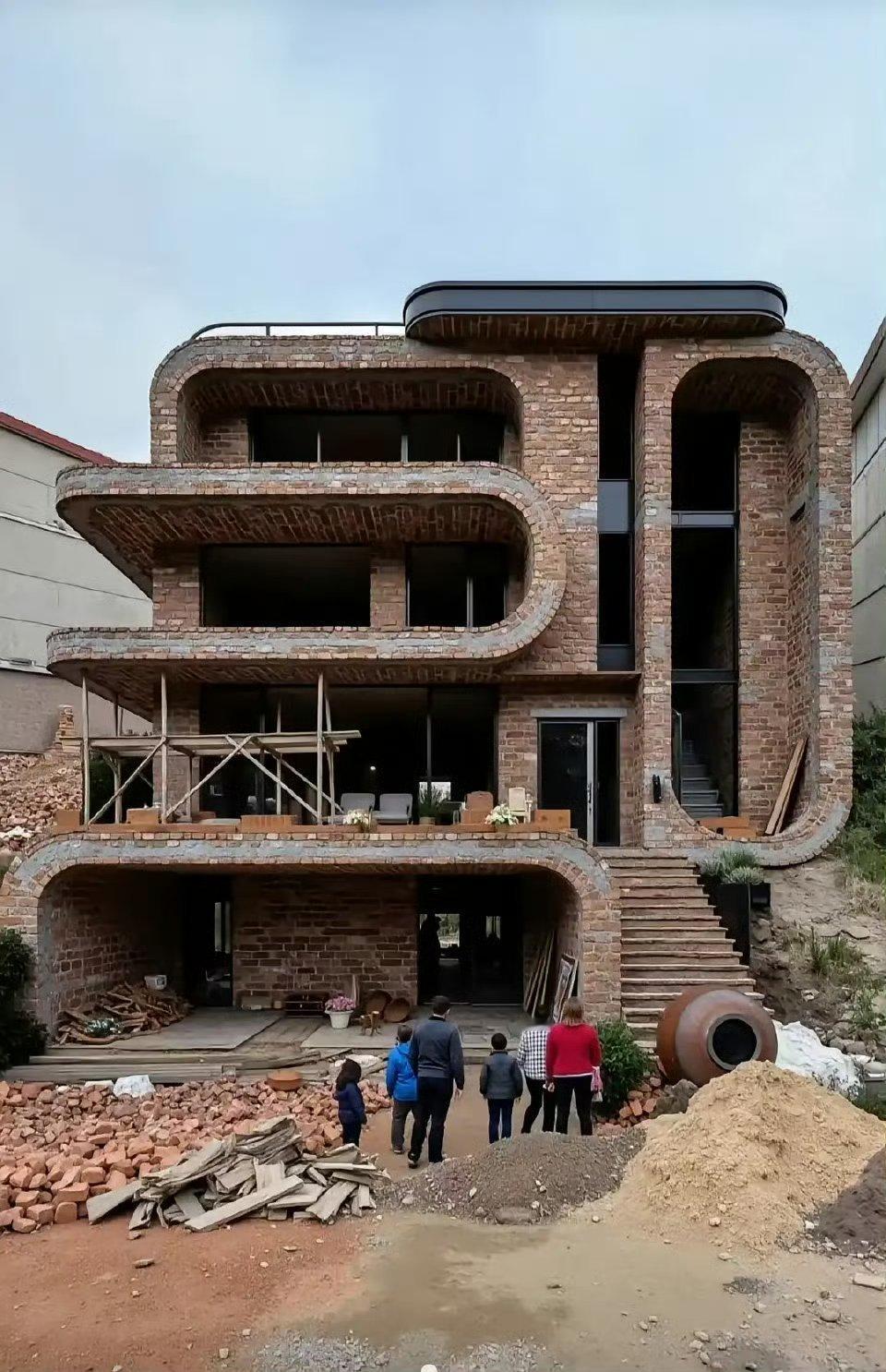 现实中有这样的建农村房的吗？不是AI吧？