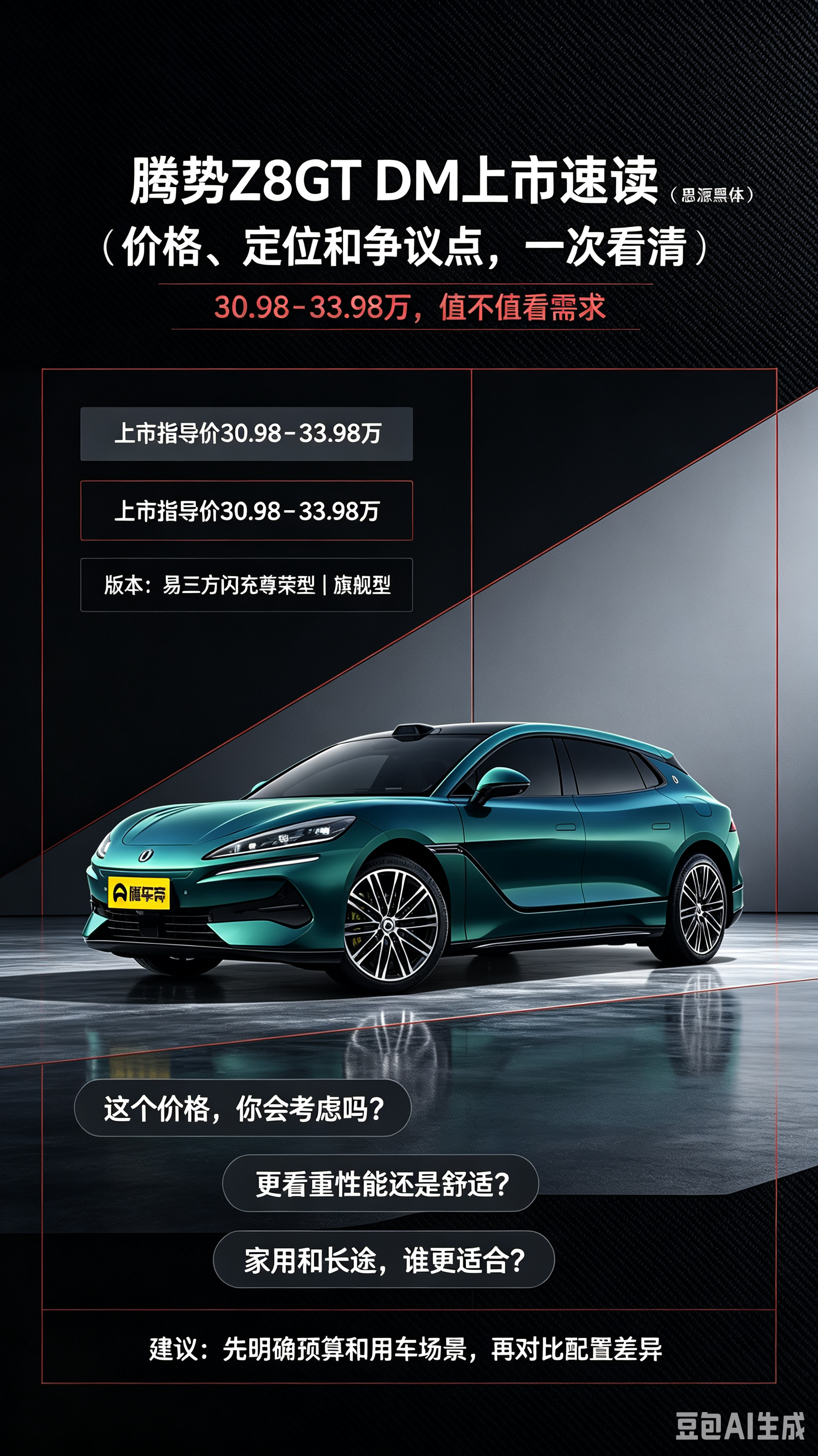 腾势Z9GT，新车怎么选？