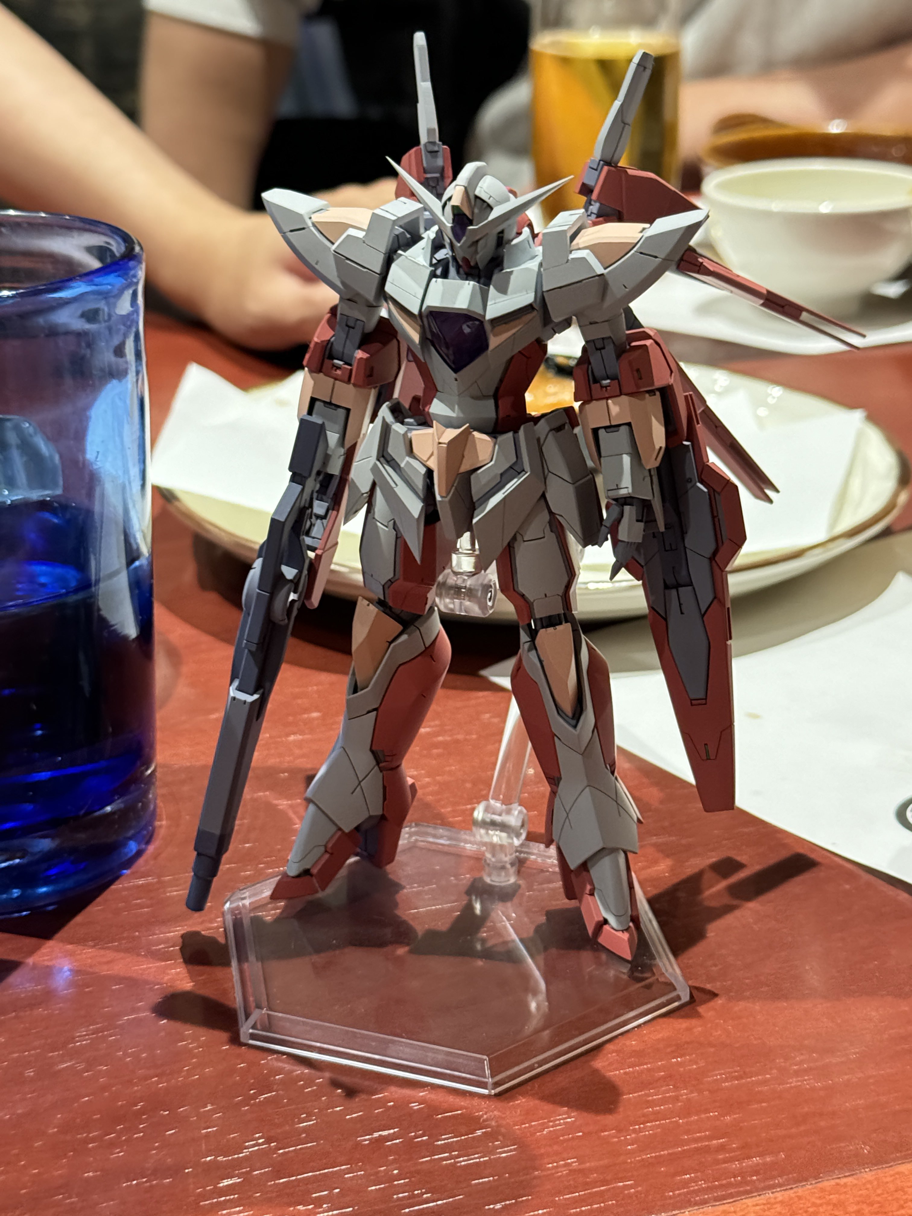 SSR的HG再生高达进度95%了高达模型