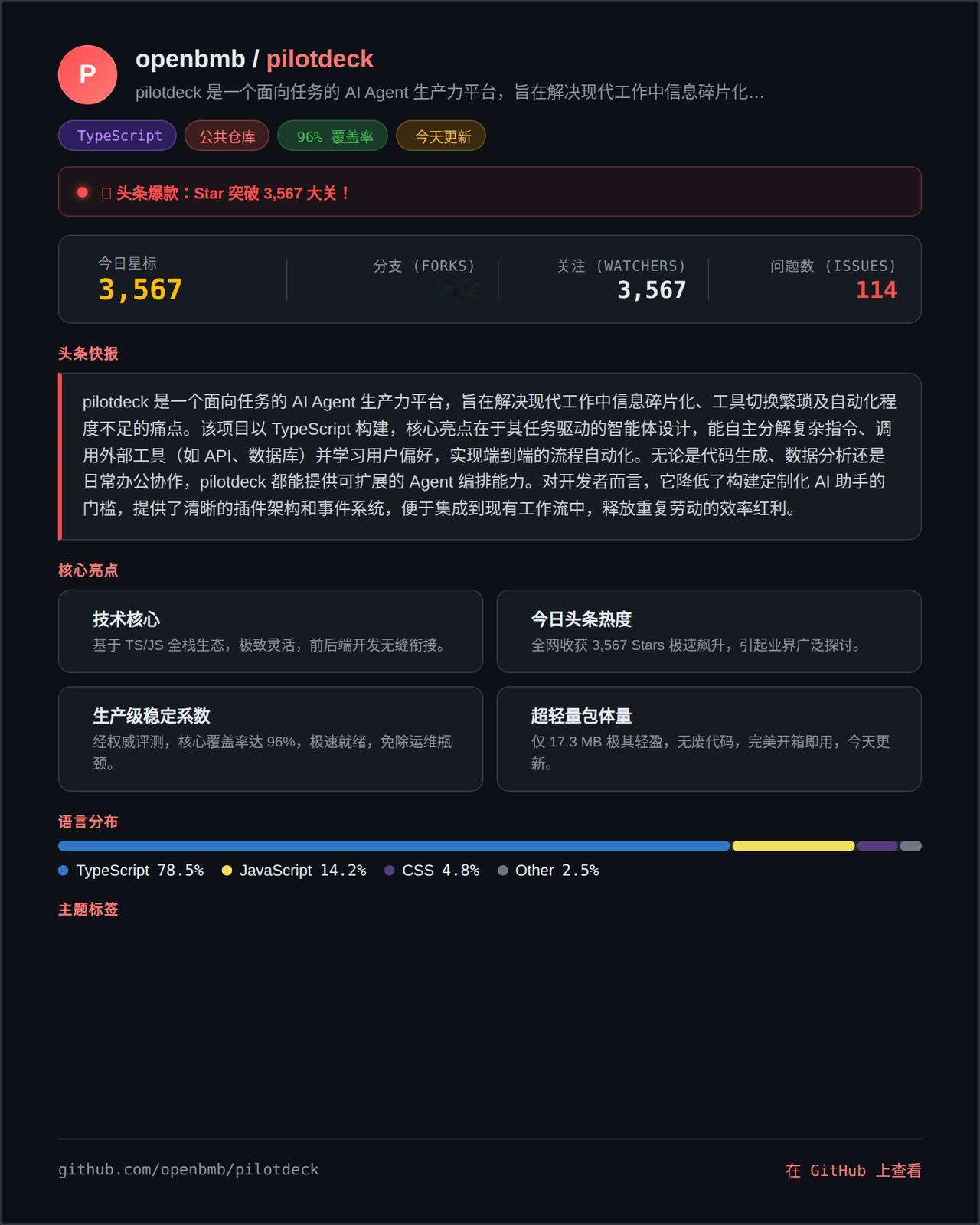 🔥发现一个非常厉害的GitHub开源项目，程序员必看！【项目名称】o