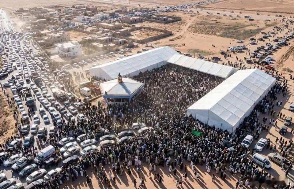 赛义夫·伊斯兰·卡扎菲的葬礼，他是已故利比亚领导人穆阿迈尔·卡扎菲之子，2011