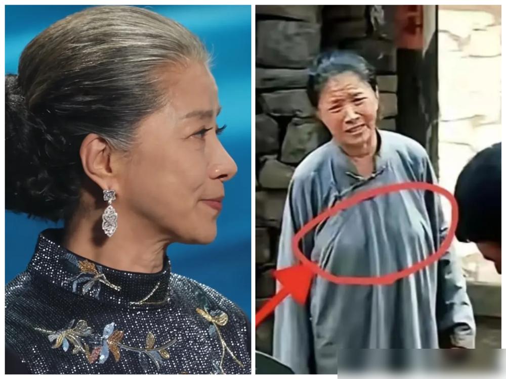 一个64岁的女演员，迟蓬，拿了白玉兰最佳女配角。红毯上，她穿一身黑，素面朝天。
