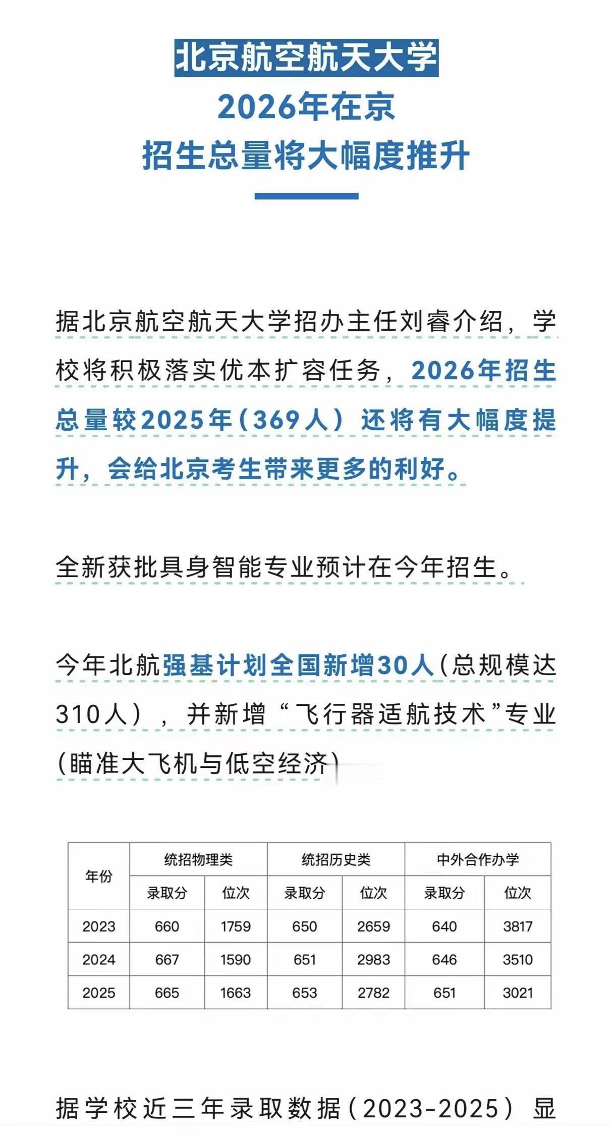 多所高校宣布在京扩招，包含985高校北理，北航，农大和中央民族大学等，市属的北建