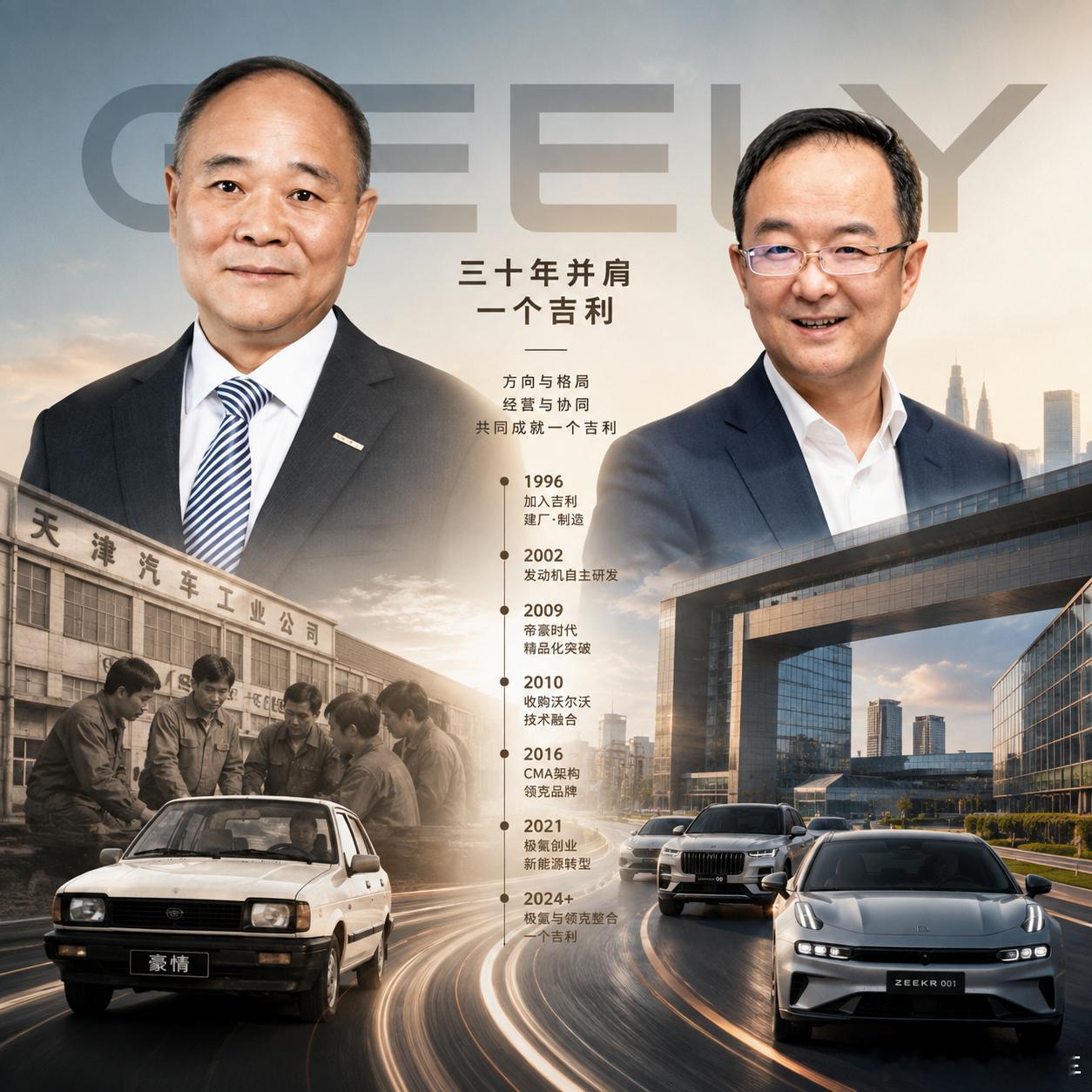 【为什么李书福选择安聪慧接棒？】如果把安聪慧过去30年的履历摊开，会发现一个很有意思的地方，他个人的