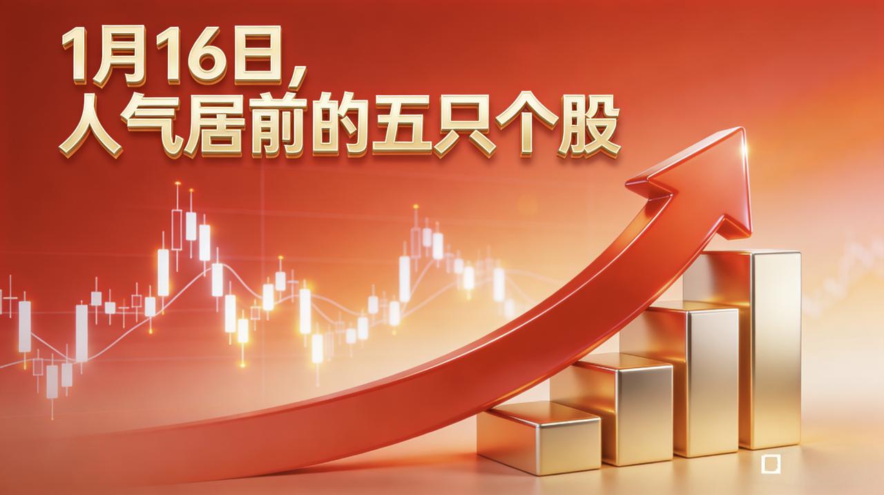1月16日星期五，热度人气居前的五只个股1.蓝箭电子(SZ300348)：半