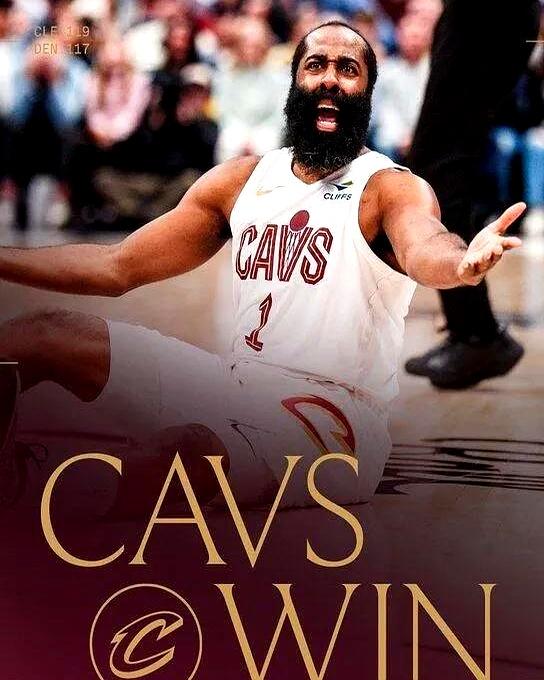 骑士在掘金主场上演逆转戏，最后靠哈登和米切尔连得关键分，以119-117险胜。