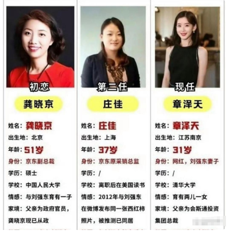 京东以后的财产争夺战，可能比娃哈哈还要精彩！原配生有嫡长子，西红柿姐据说也有一