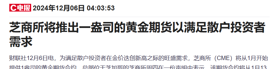 芝商所推出100盎司白银期货合约 抢滩散户交易热潮