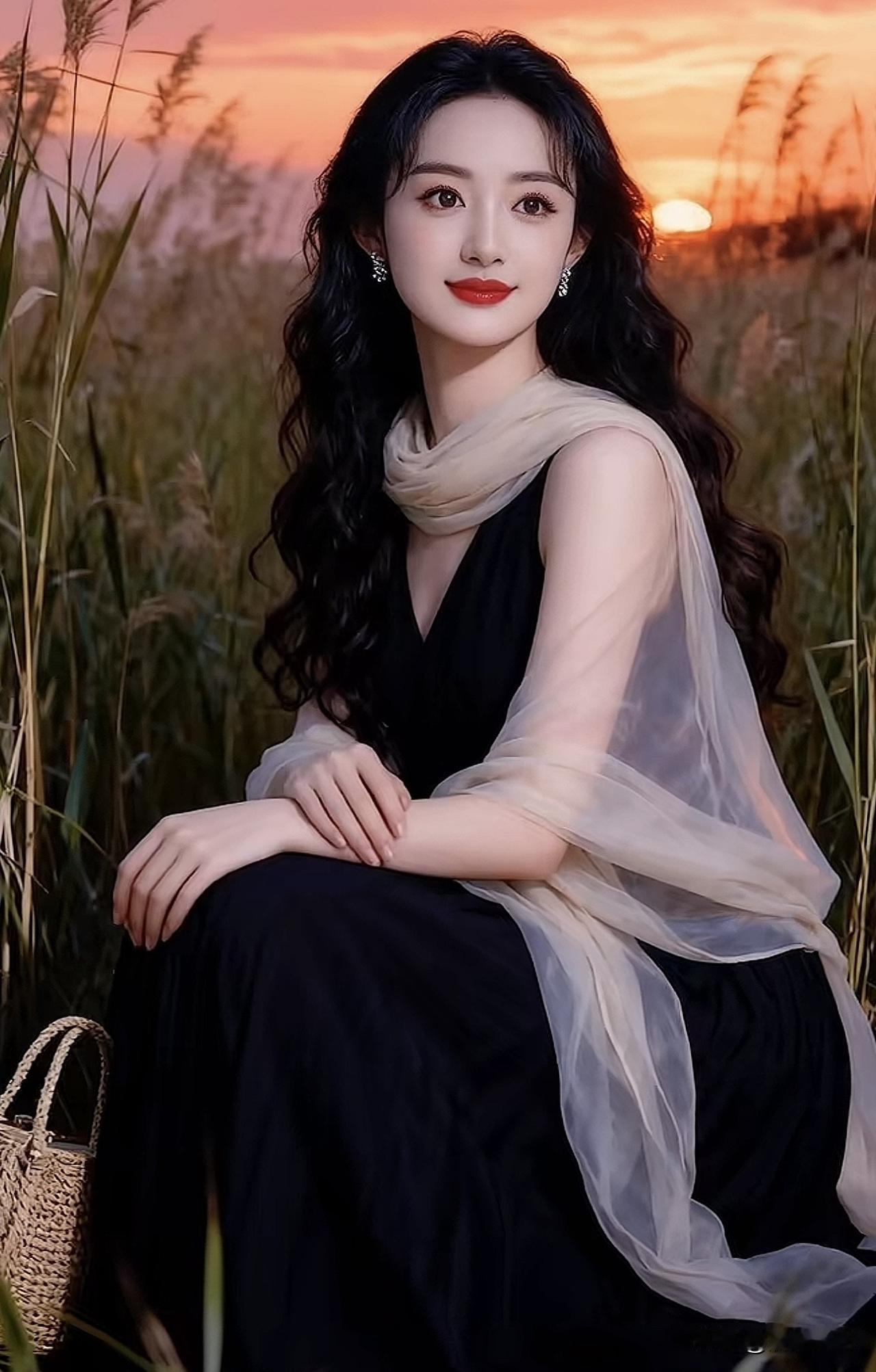 落日余晖下，美人倚芳草。黄昏余晖图日落余晖照月明余晖霞景余晖霞景落日湖畔
