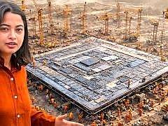 印度女记者报道时不知是什么心情！印度让人“震惊”，豪掷9100亿打造的首座半