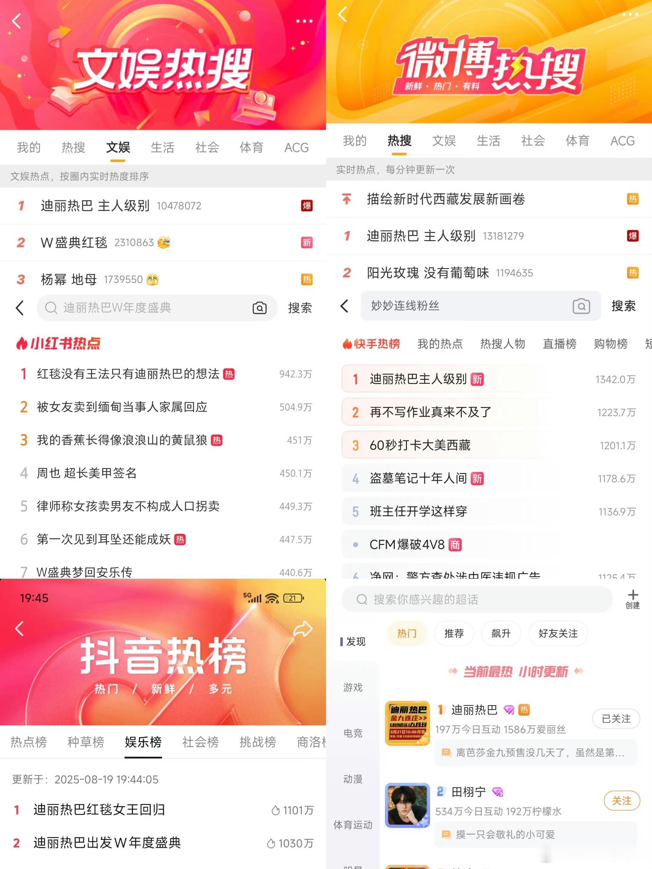 迪丽热巴出现🟰全网屠榜​​​