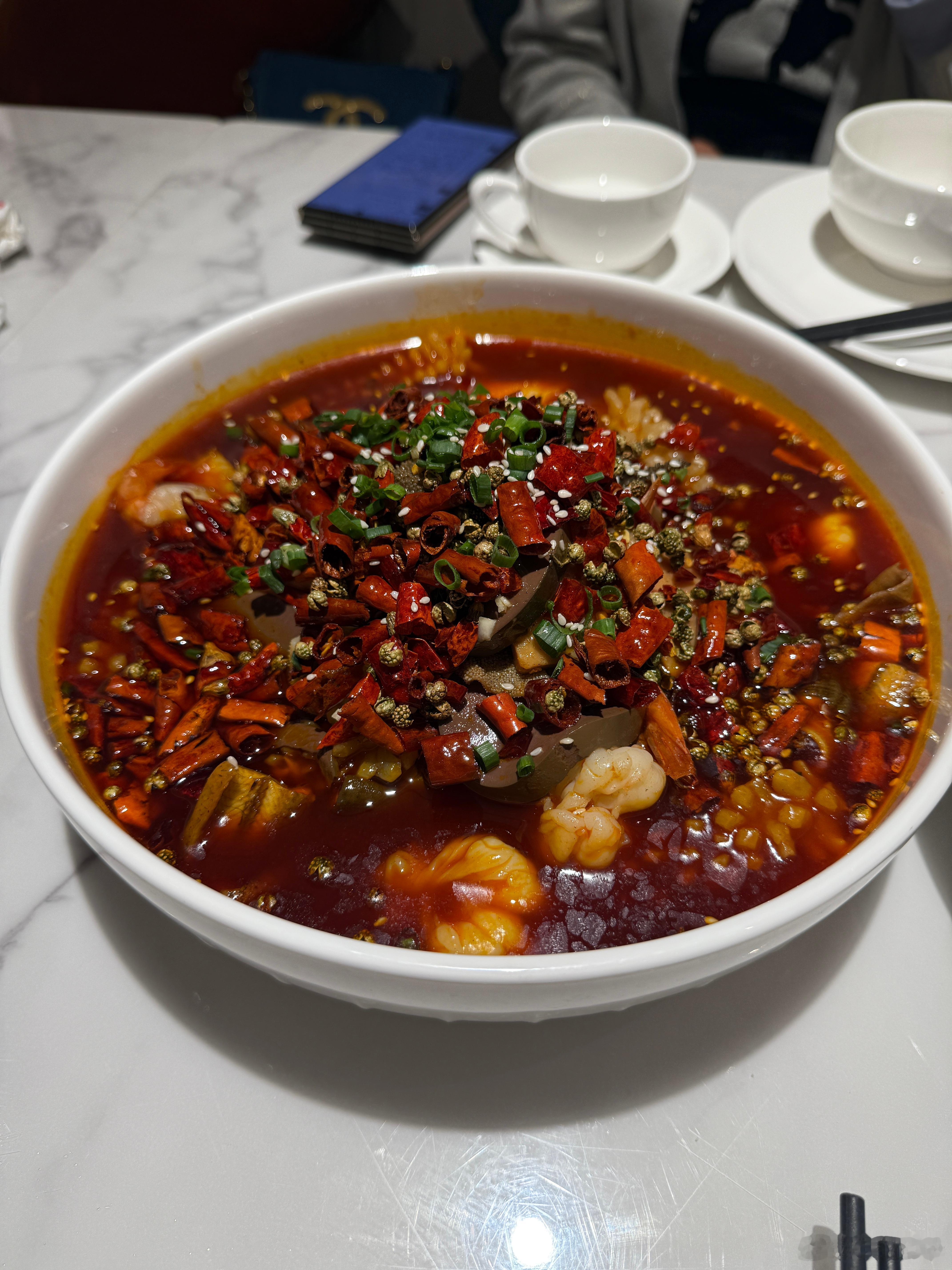没想到酒店这个粤菜中餐厅做出来的川菜这么辣🌶️爱马仕辣椒和板蓝根让我对于食材有
