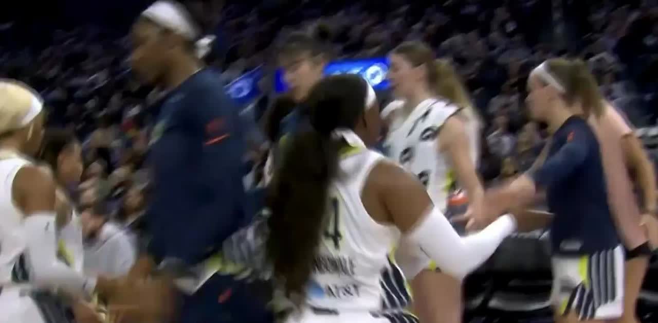 李月汝首节只出战了3分钟，飞翼打出18-2的进攻波，女武神被限制半节没有得分进账