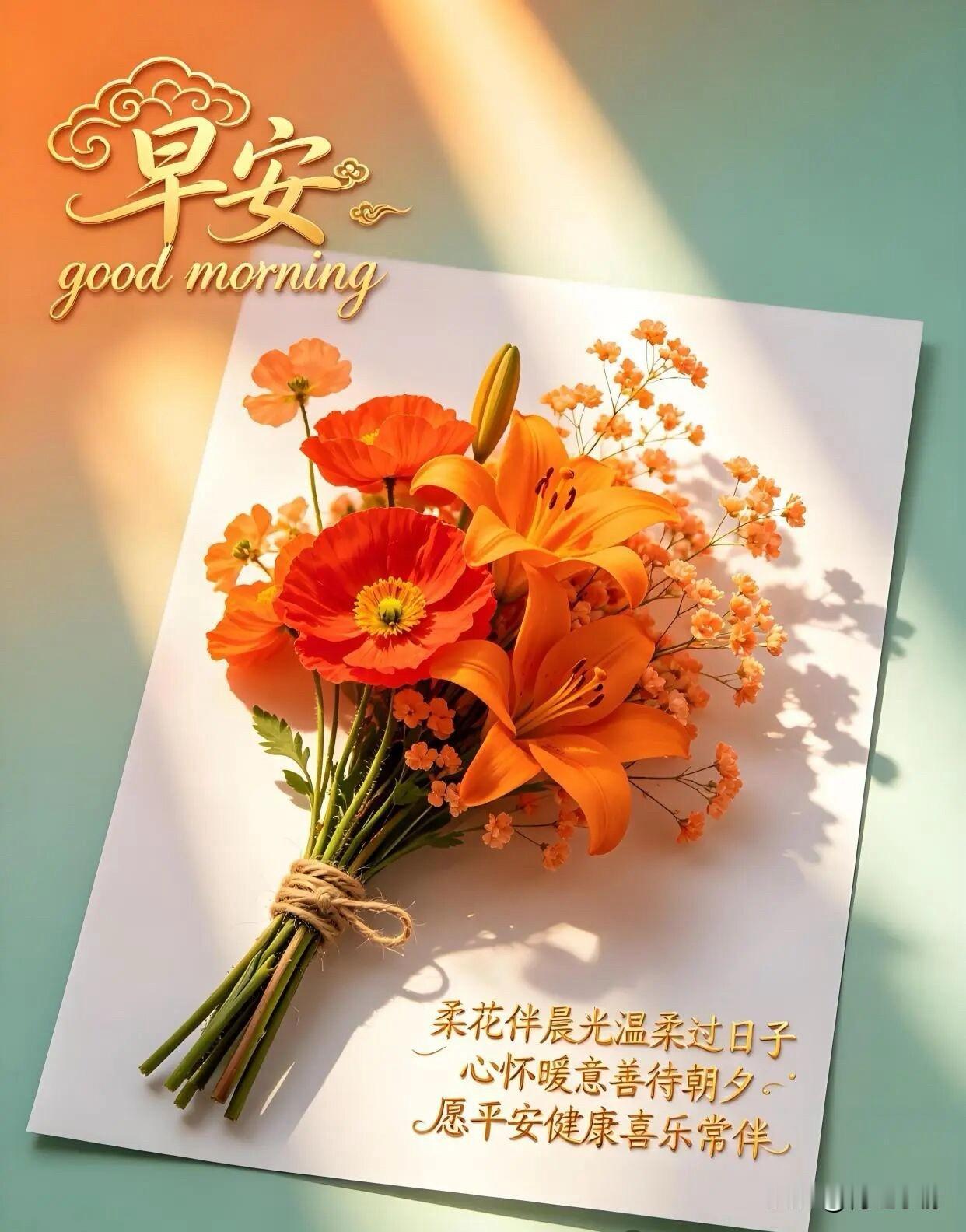 2026/08/21【秋晨安语】💐💐💐晓露凝清序，秋风入短窗。晨光