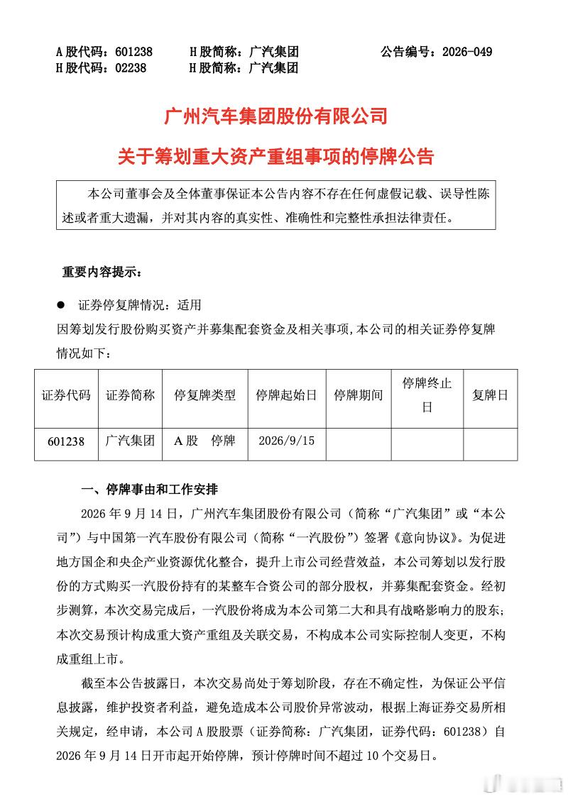 我大胆猜测一下，将来会不会就是一个丰田、一个本田、一个日产？甚至，一个大众？从市