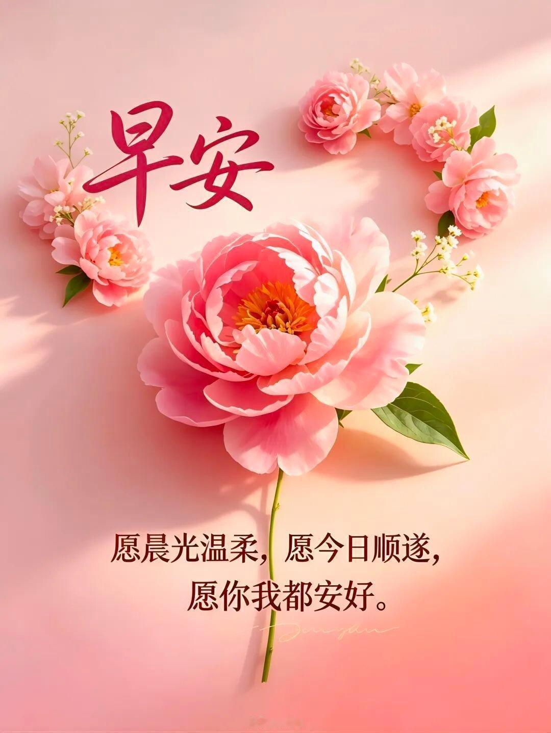 早安日子再忙，也别忘记给自己一点安静，愿今天的心情如这晨光般明朗，踏实
