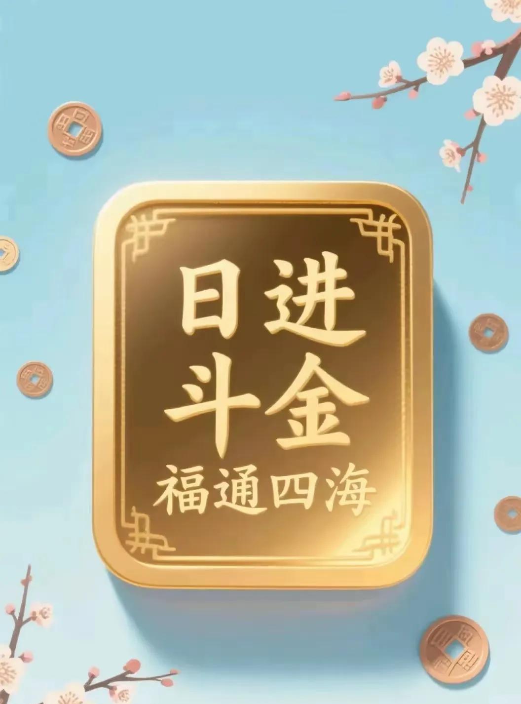 日进斗金财通四海