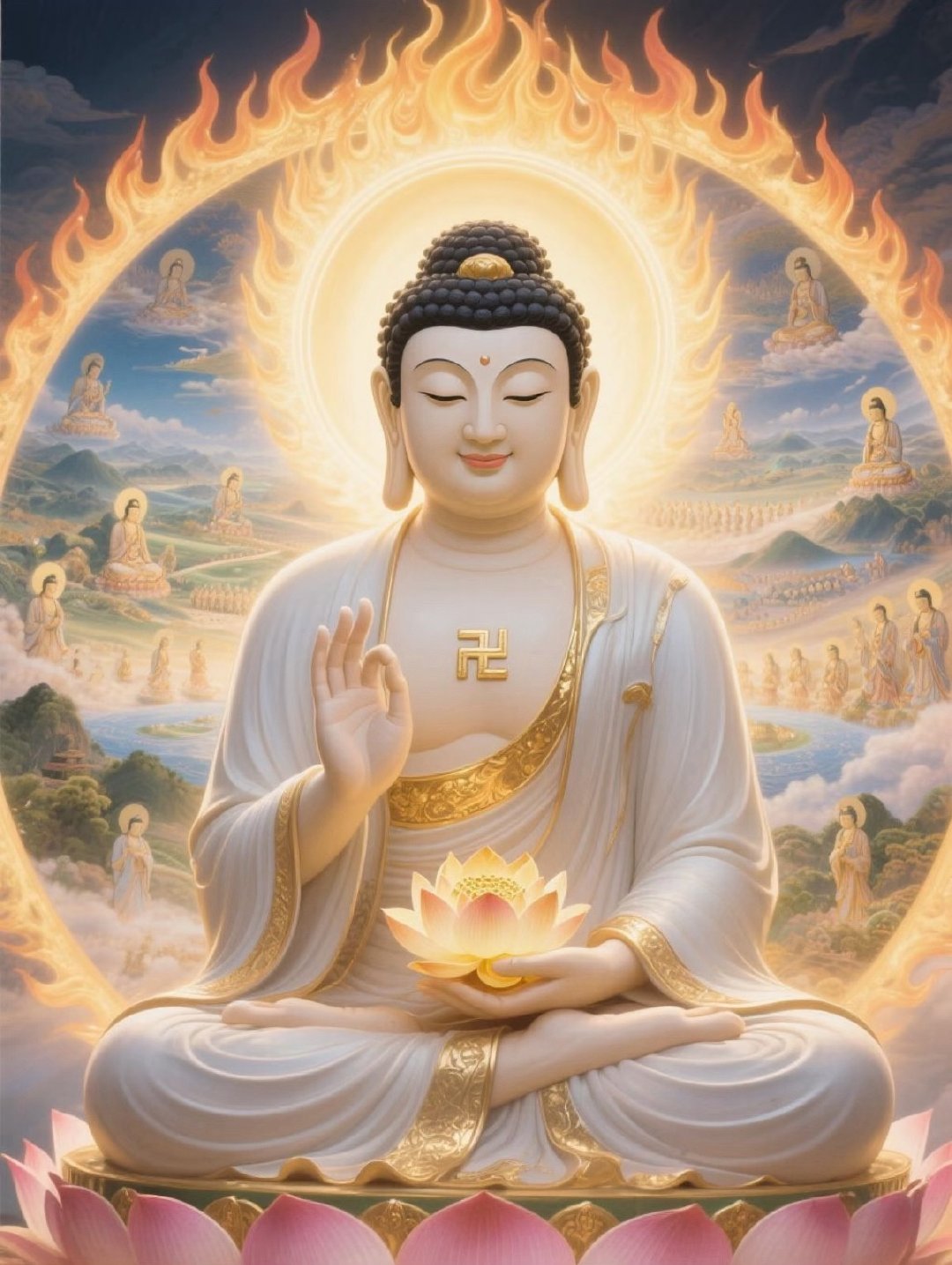 恭喜你刷到佛祖了，点个赞明天财来，运来，好事皆来！