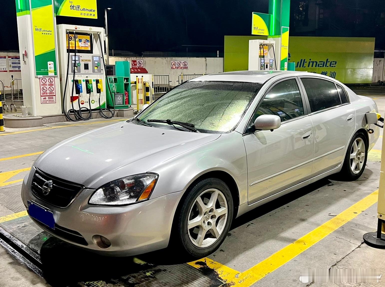 回广州把车子都开出来溜溜，日产ALTIMA收拾好以后，今天胎压也放回2.2斤，其