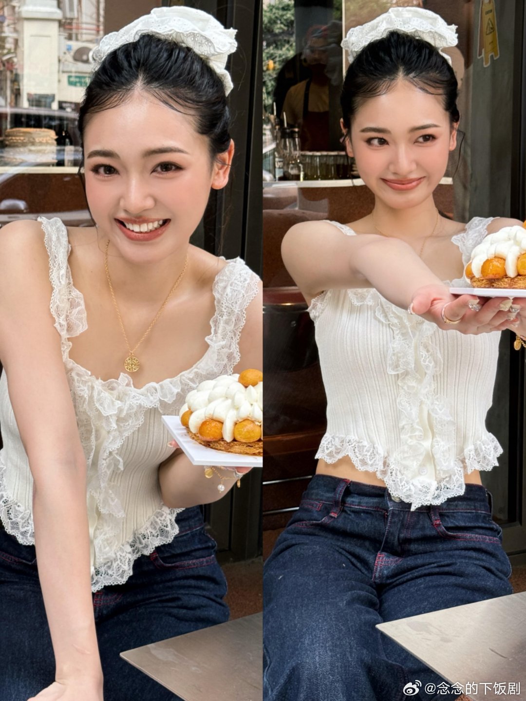 心动的信号吃吃两组生日穿搭不过千裙子美孙涵清25岁生日同款穿搭，真是除了
