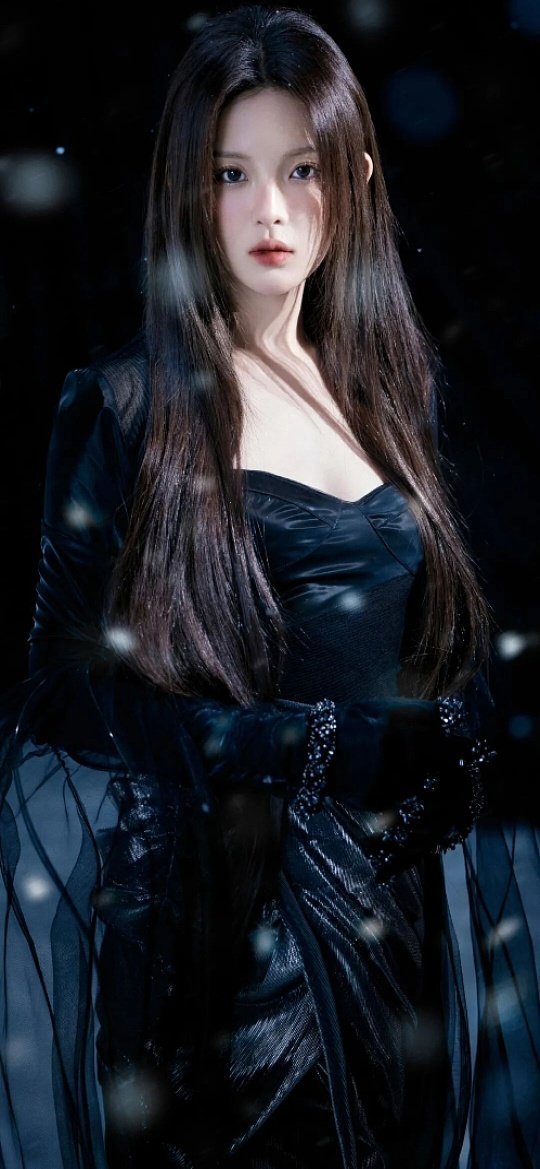 杨超越黑丝杨超越这波黑丝造型直接杀疯了、封神级别的存在！黑丝的精致纹路勾勒出她纤