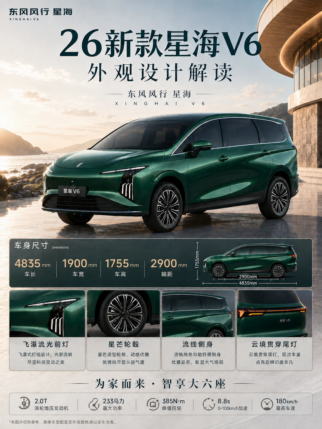 华为乾崑 ADS5.0！星海 V6 家用 MPV