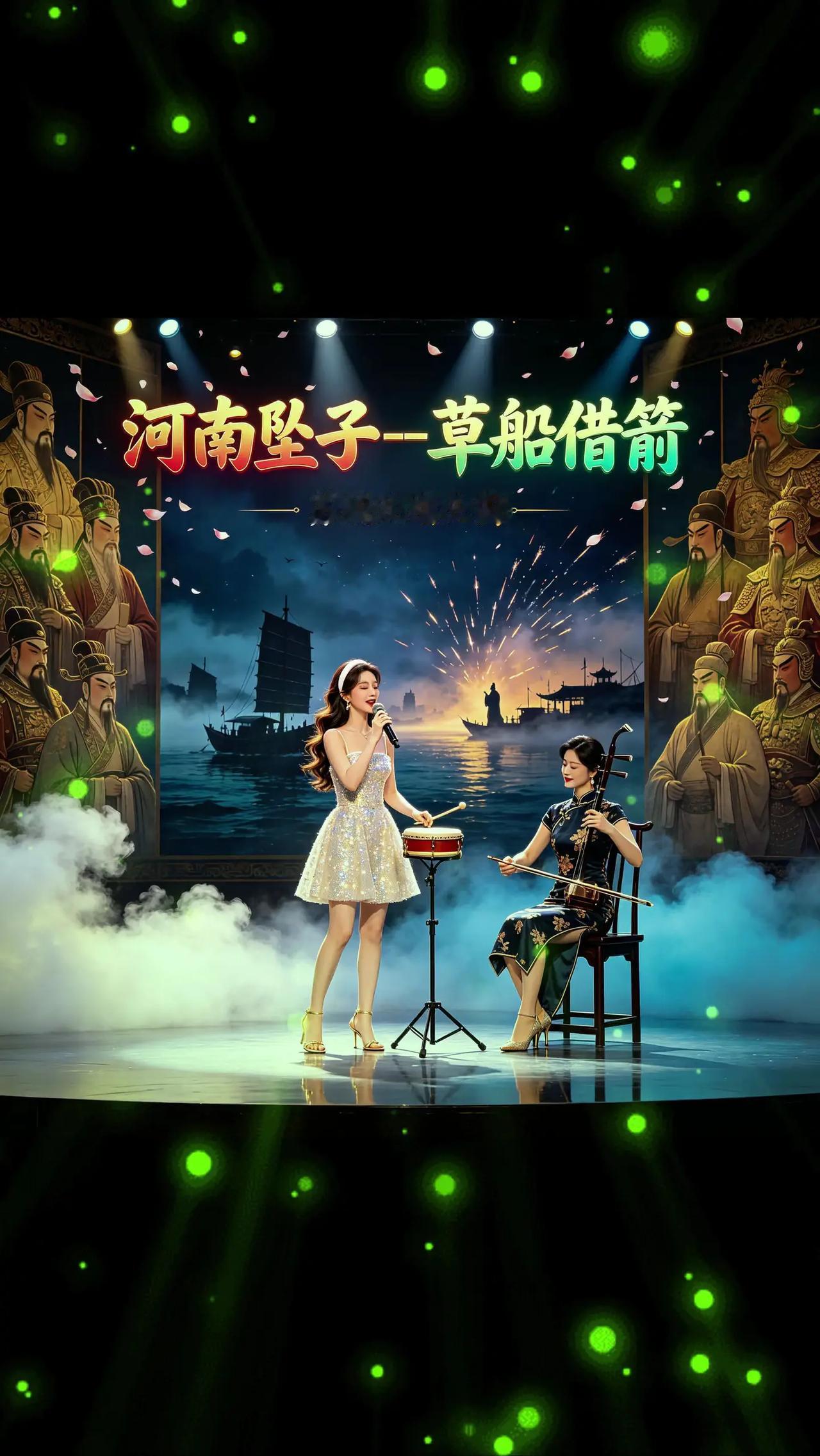 草船借箭。精彩唱段百听不厌河南坠子三国三国演义