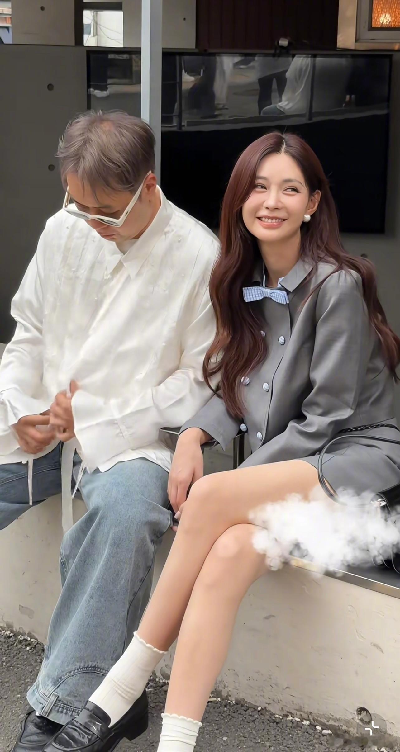 网友在韩国汉南洞偶遇杜海涛和沈梦辰​​​