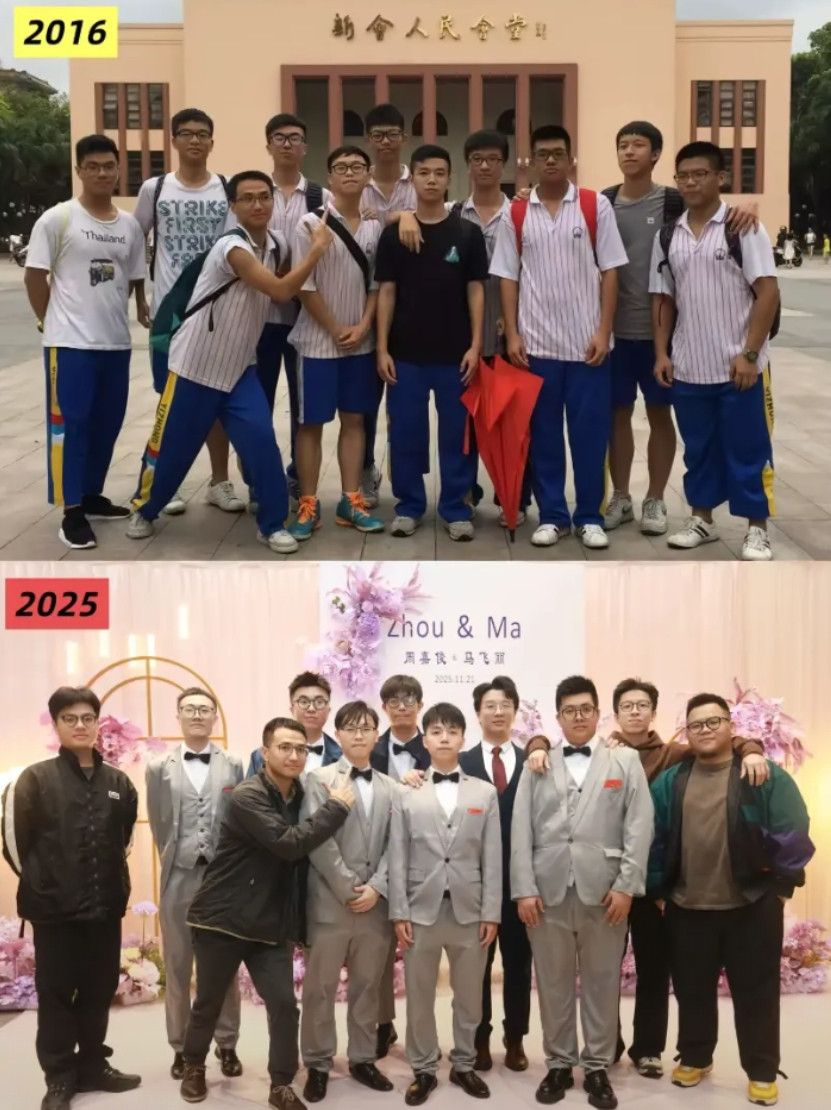 能把人集齐也是难得啊。