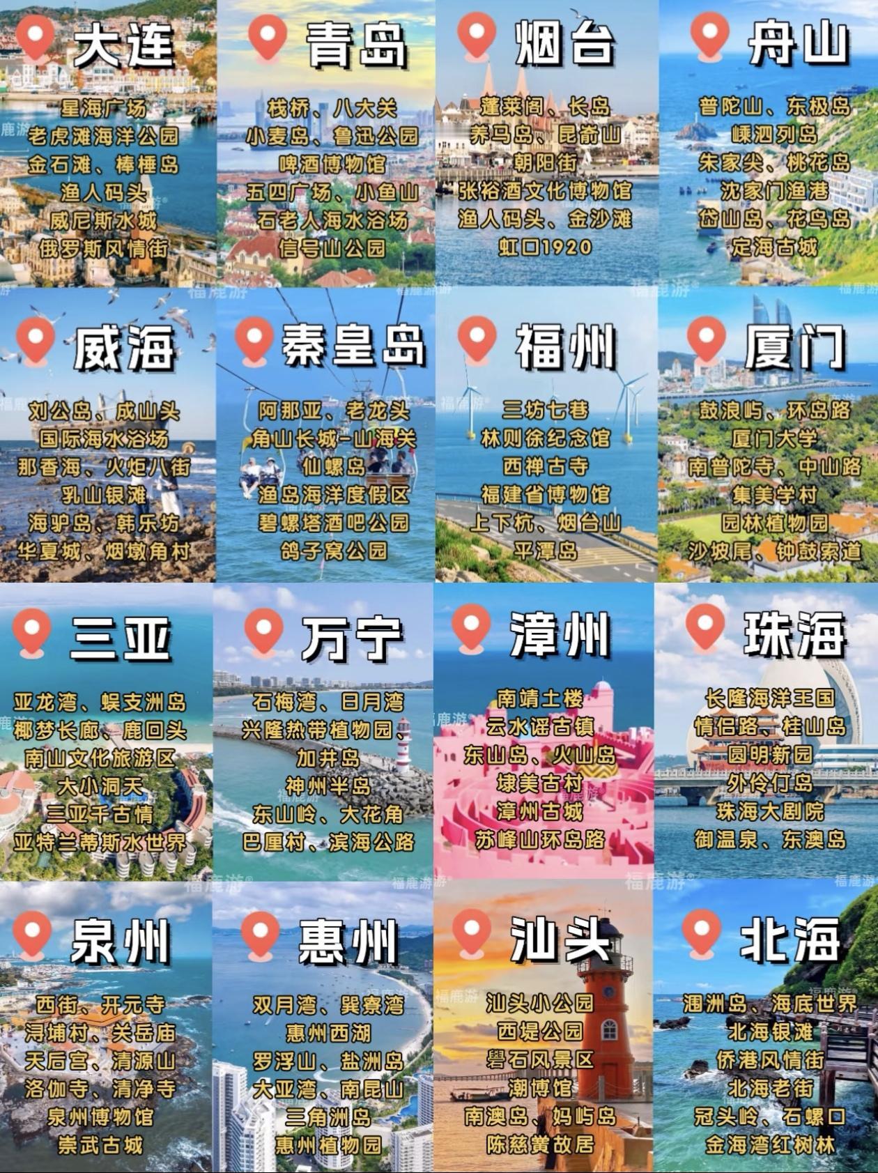 国庆假期～值得一去的16个海岛城市推荐