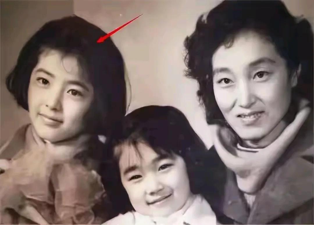 曾黎儿时就很漂亮啊，那么小就很显气质了，如今她和相差18岁的赵露思一起合影也看不