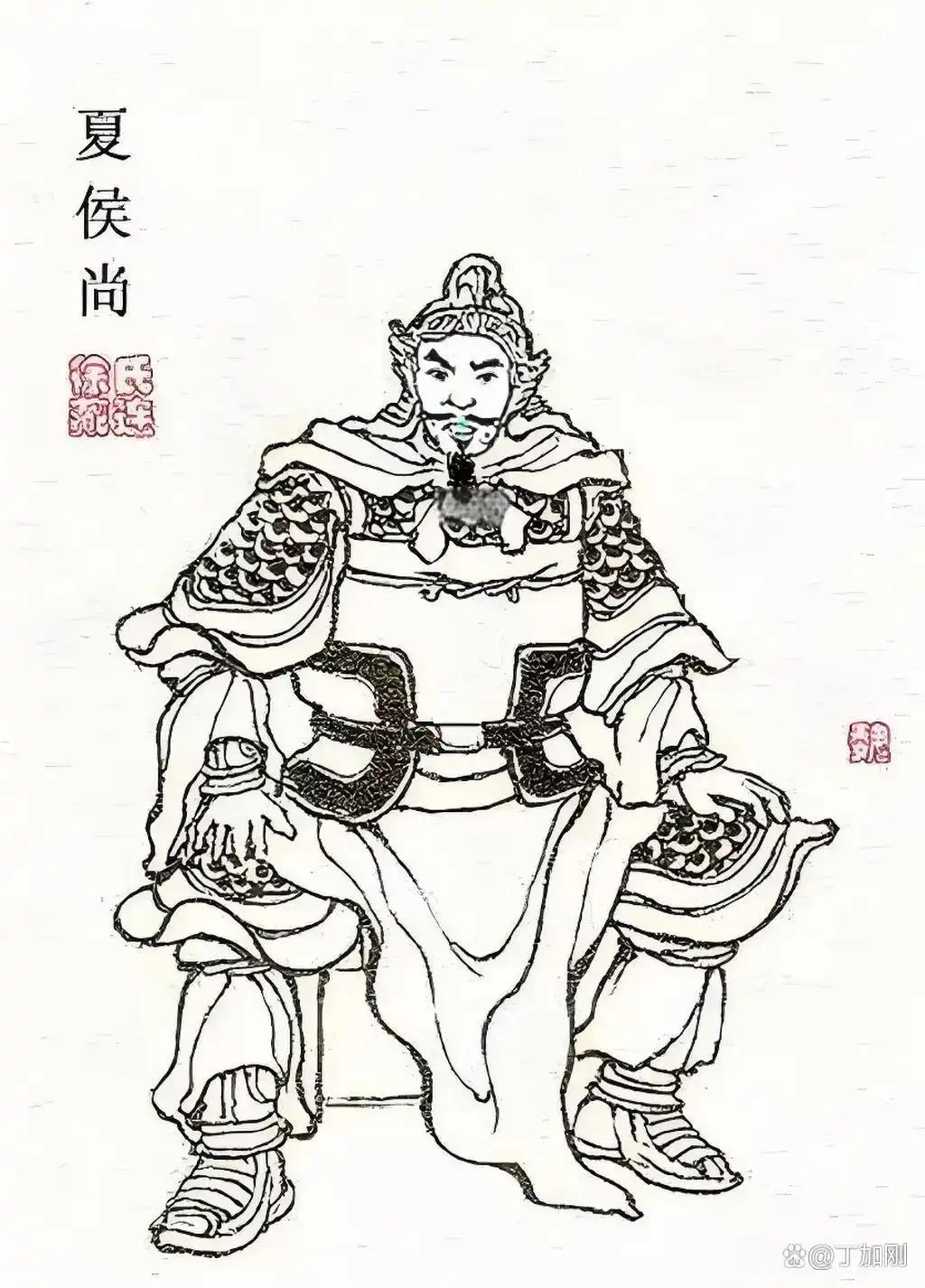 夏侯尚作为夏侯渊从子，是曹魏集团血缘与实权的深度结合体。陈寿在《三国志》中的记载