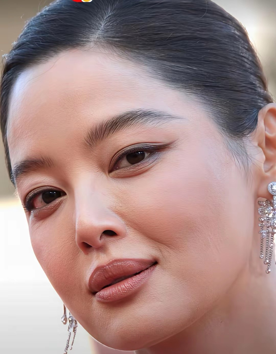 原来辛芷蕾的嘴是这种模样！这回终于看明白了，辨识度十足～