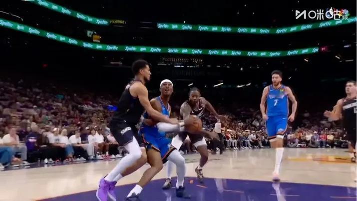 Sga亚历山大逮着一次，直接给他闹麻了。SGA谈大喊“我不需要罚球”：当时裁判