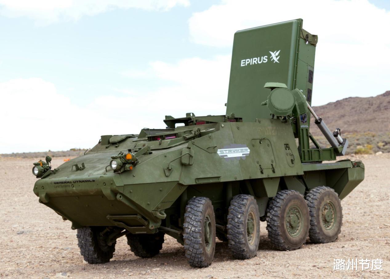 美国展示新型反无人机<em>武器</em>，高功率<em>微波武器</em>系统，集成到“斯崔克”上