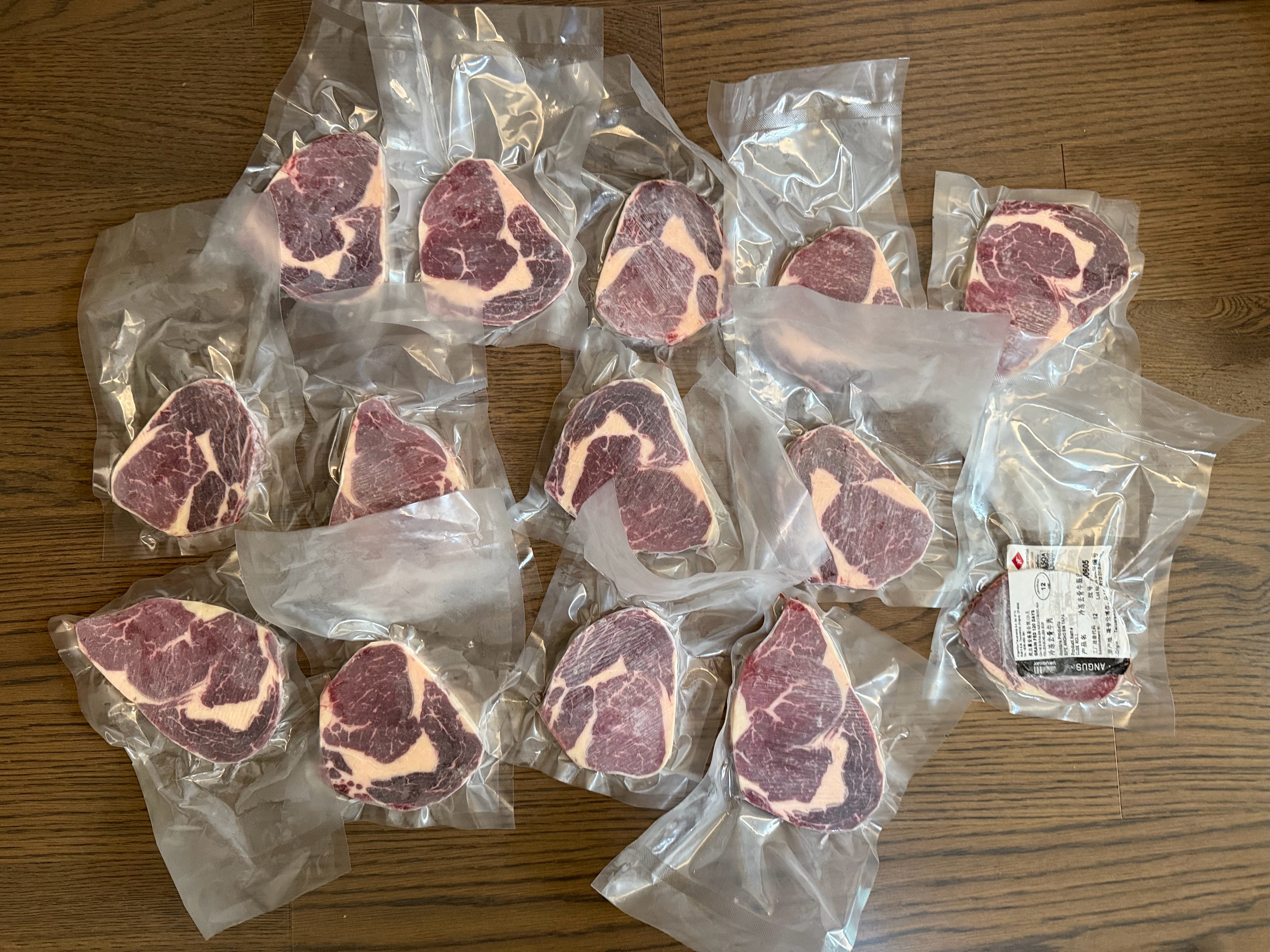 太可怕了。吃点肉压压惊。500块不到，13片2cm厚