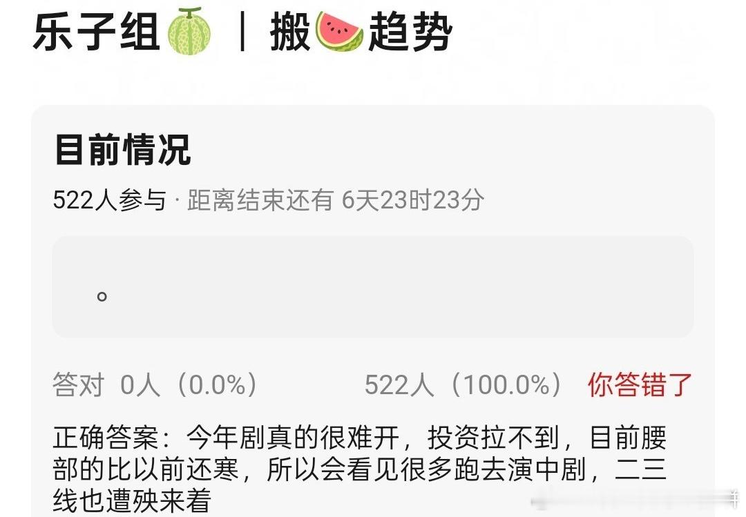 影视寒冬的🍉