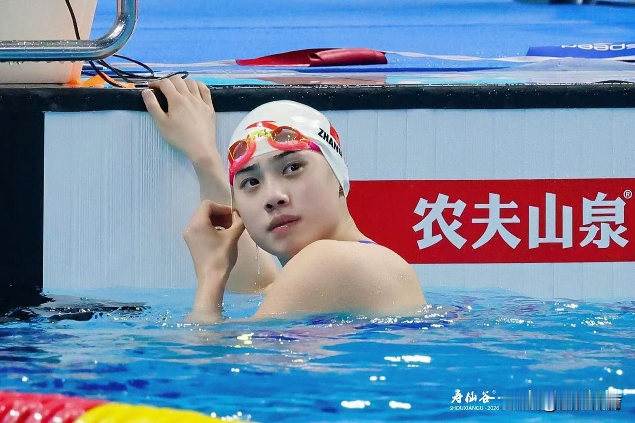 真没想到98年的张雨霏，在2026全国游泳冠军赛上拿下了3金1铜的好成绩，对于女
