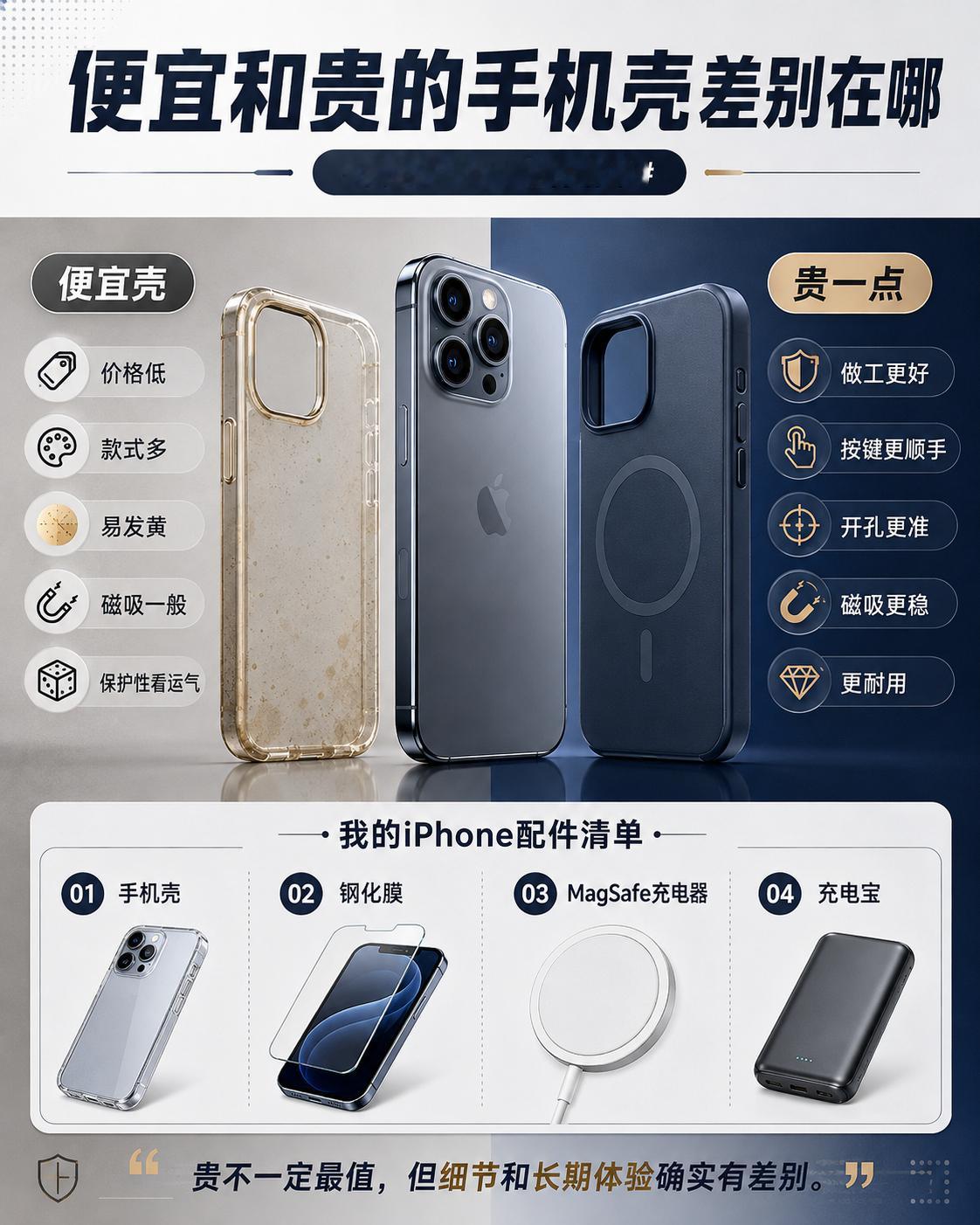 便宜和贵的手机壳差别在哪我的iPhone配件清单手机壳我买过十几块