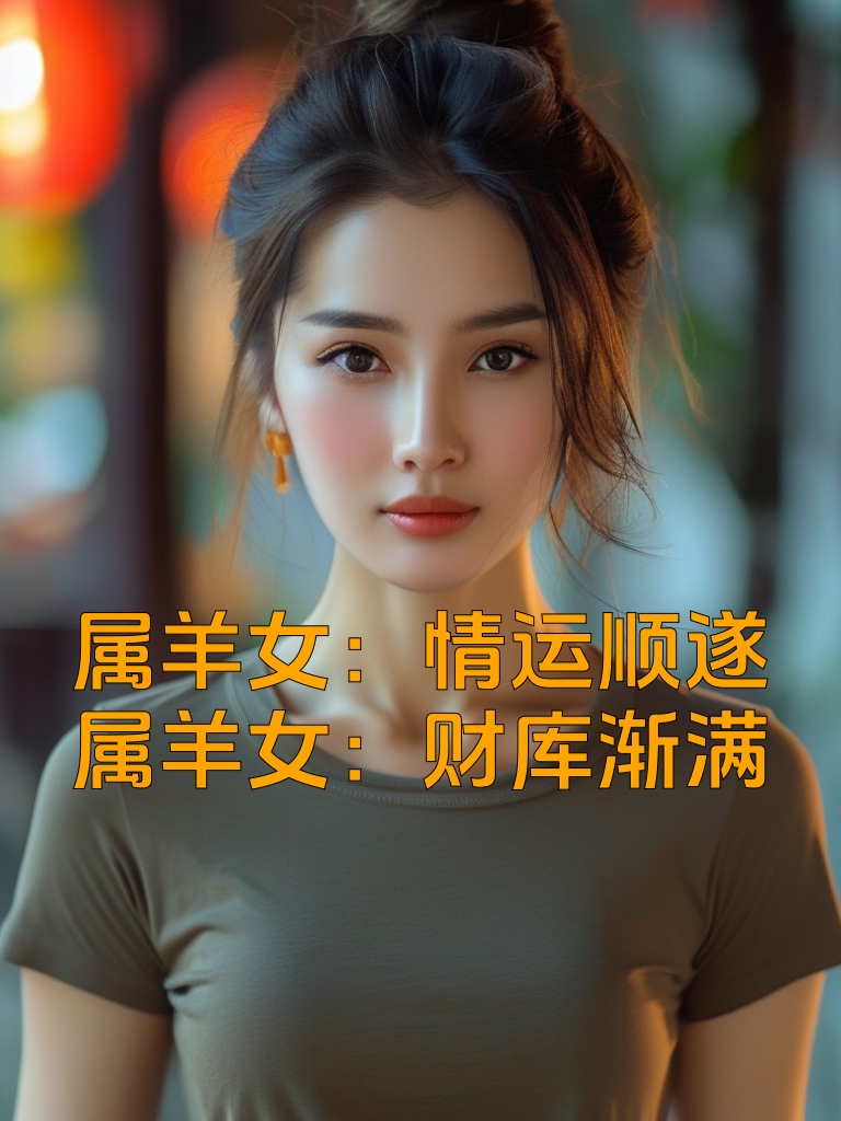 属羊女：情运顺遂，财库渐满