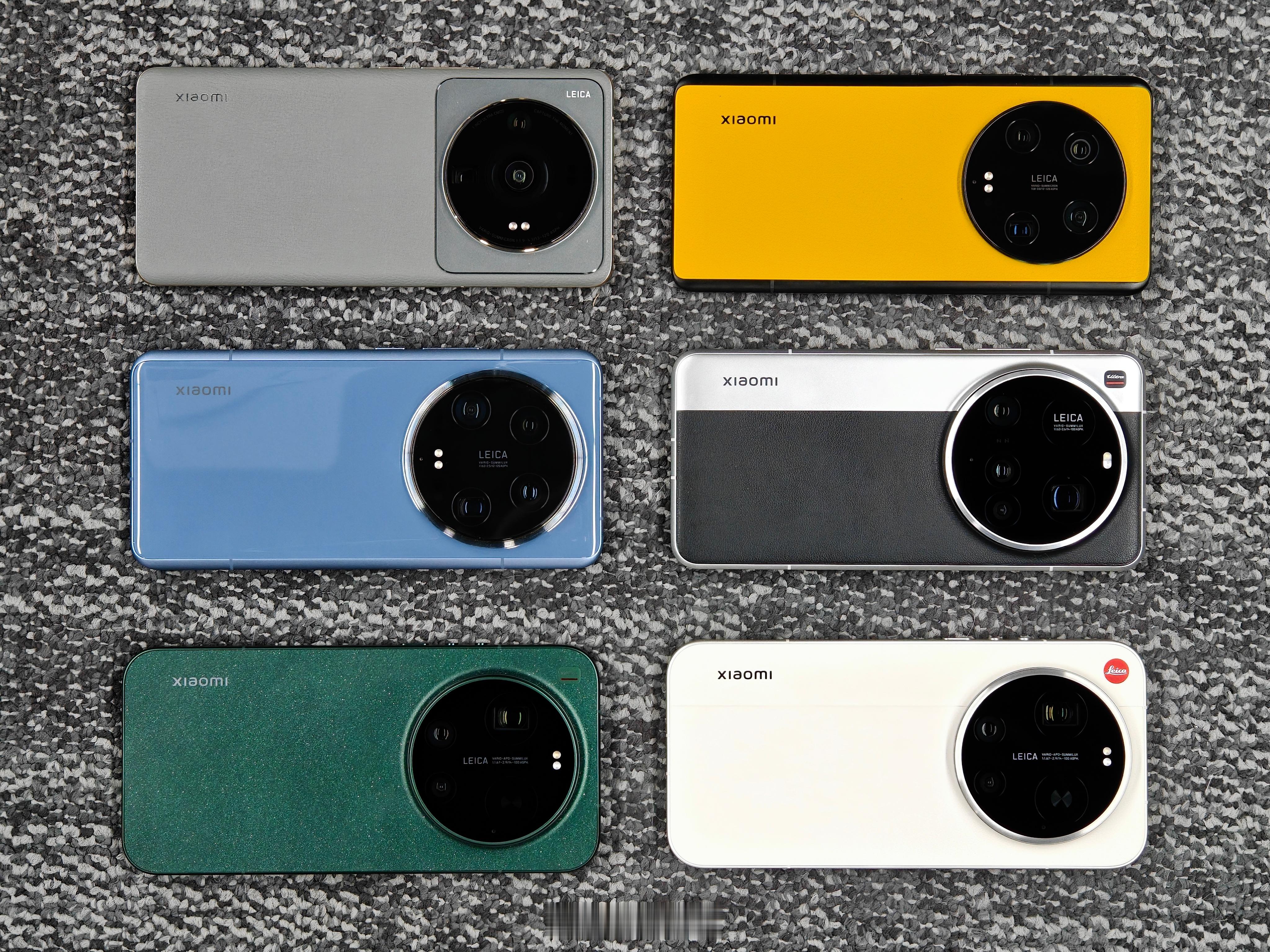 小米所有徕卡超大杯都在这儿了，大家最喜欢哪一代？
