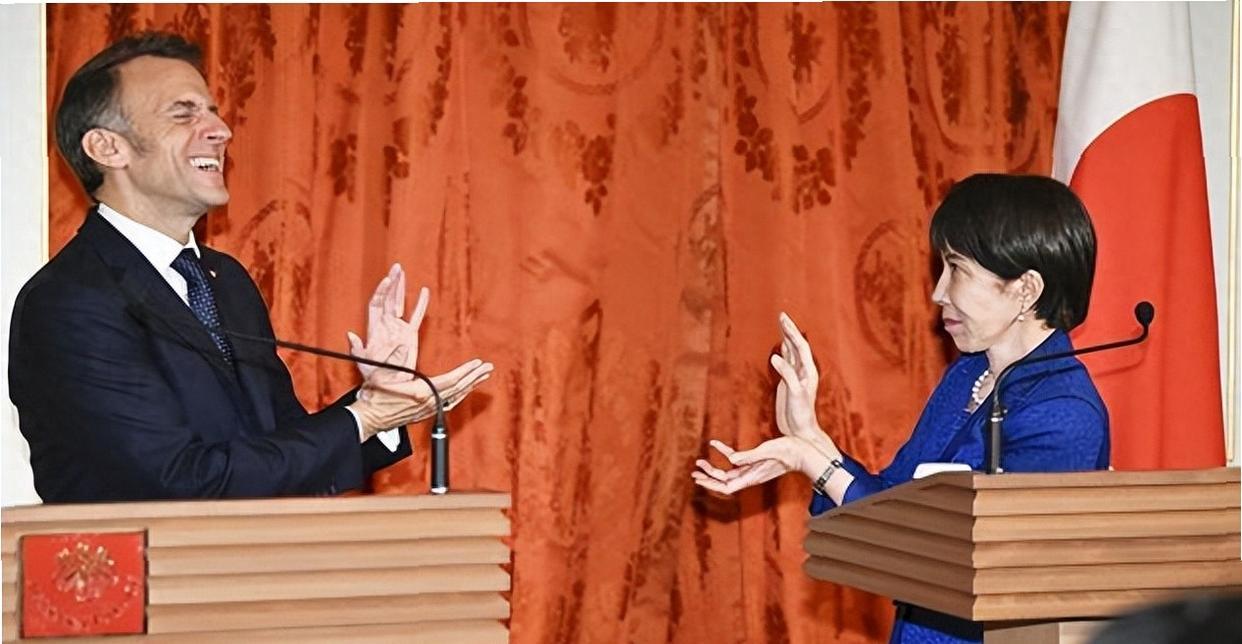 马克龙访日办了四件事，处处针对中国！说白了，马克龙这次访日表面是深化法日伙伴