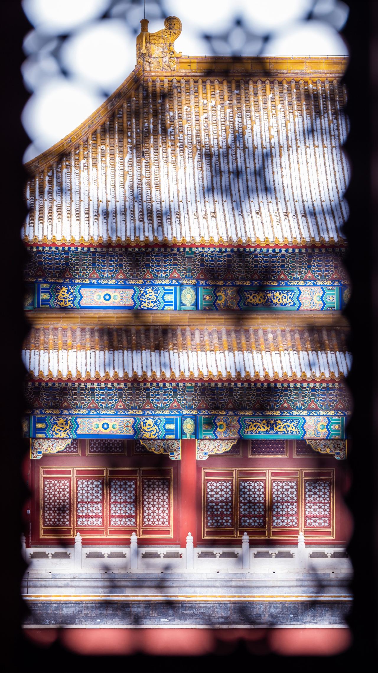 故宫雪景的一些碎片！北京第一场雪