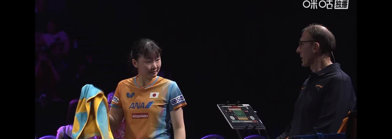 早田玩“心机”，一个医疗暂停，把美和淘汰了。明明张本美和决胜局4-2领先