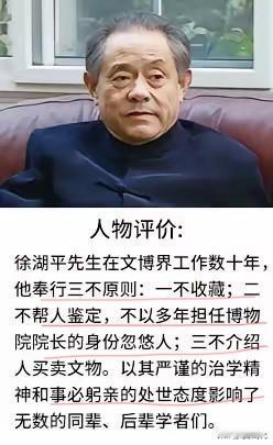 有点懵！徐湖平老院长不应该啊，看着这“三不原则”的评价，他又在红色家庭长大