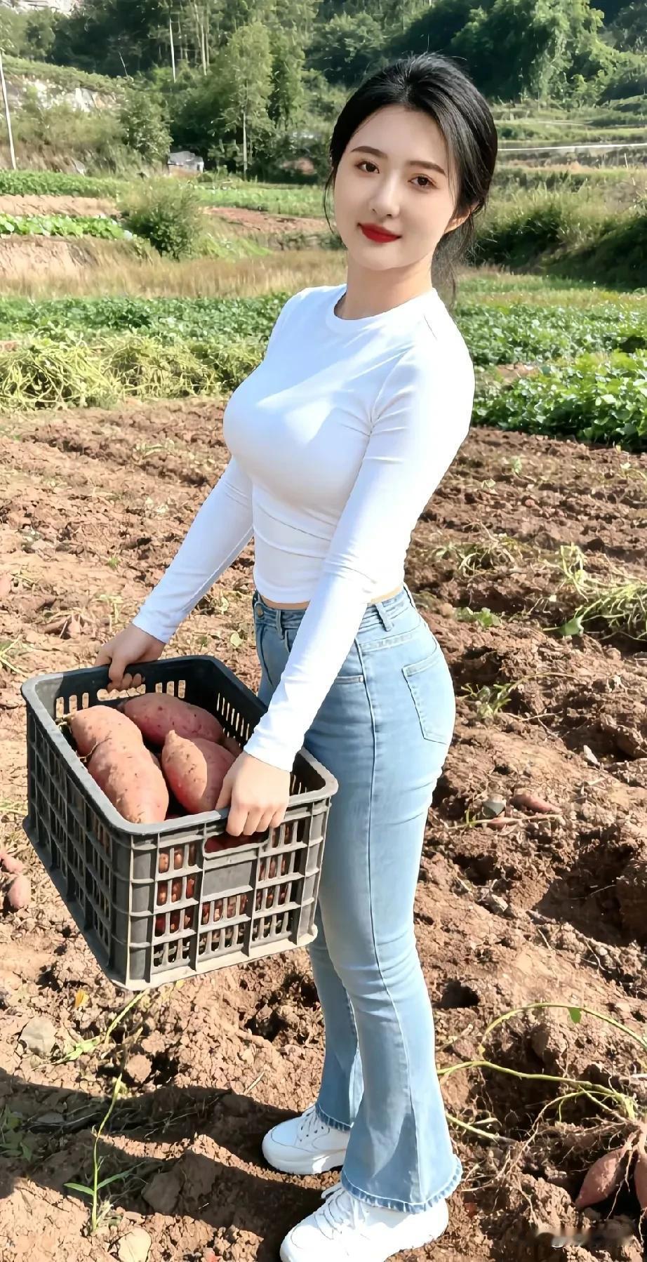 我的农村生活今天阳光很好照在身上暖洋洋的远处的田野阳光把田埂染成了暖黄